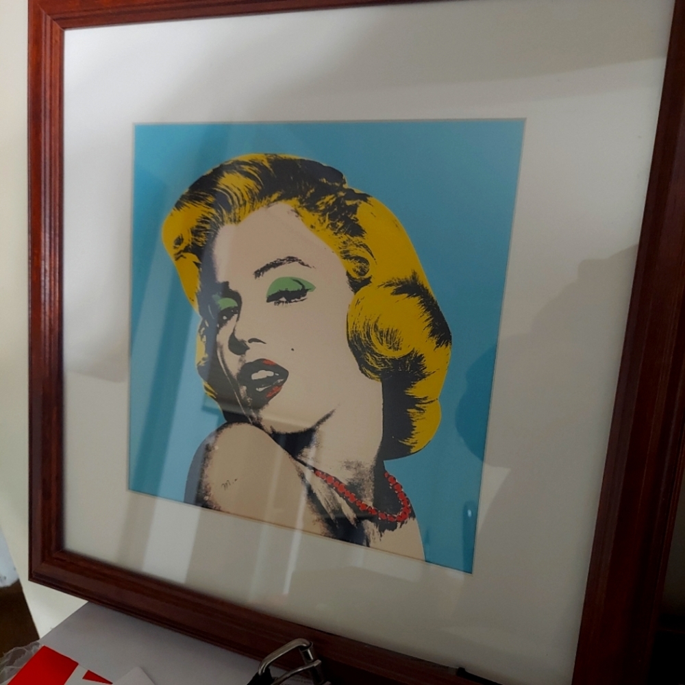 Reprint of andy warhol Marilyn Monroe painting